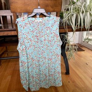 Rose + Olive Sleeveless Top